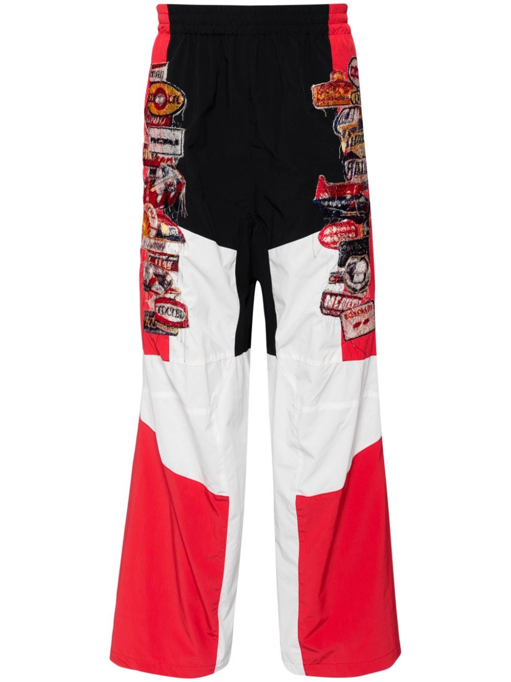 Doublet panelled track trousers - Red von Doublet