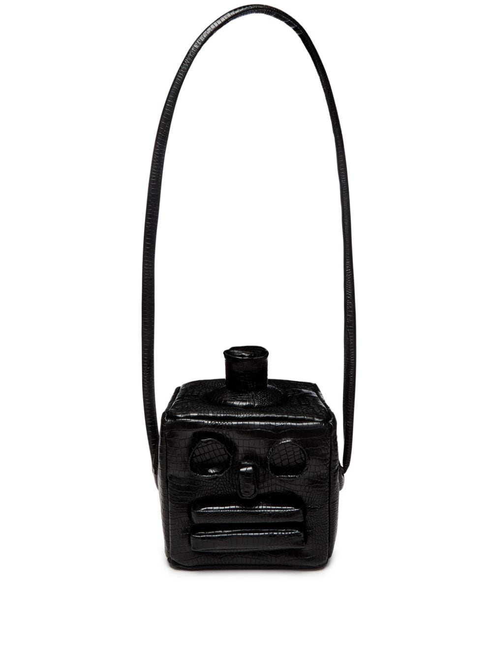 Doublet small Robot Head shoulder bag - Black von Doublet