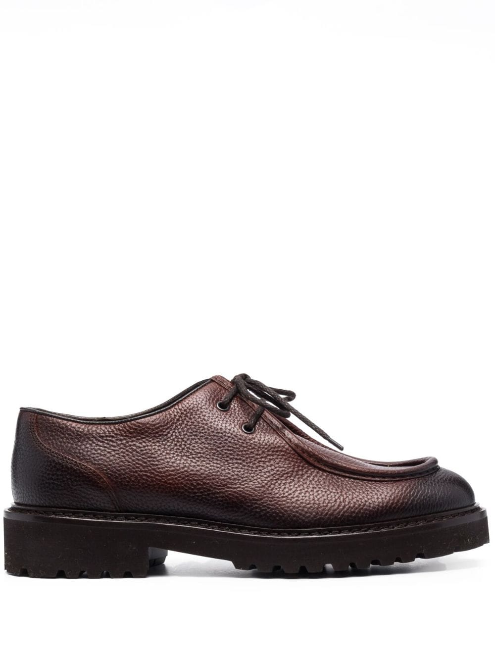 Doucal's 50mm gradient leather derby shoes - Brown von Doucal's