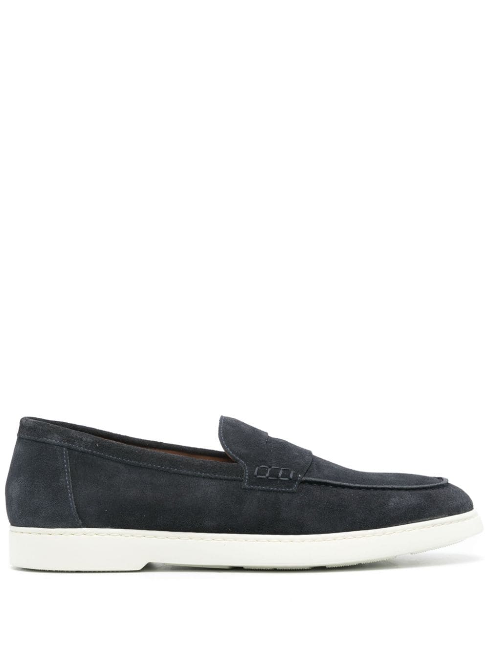 Doucal's almond suede loafers - Blue von Doucal's