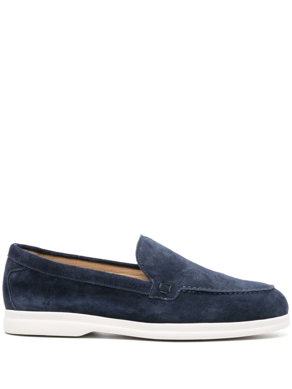 Doucal's almond-toe suede loafers - Blue von Doucal's