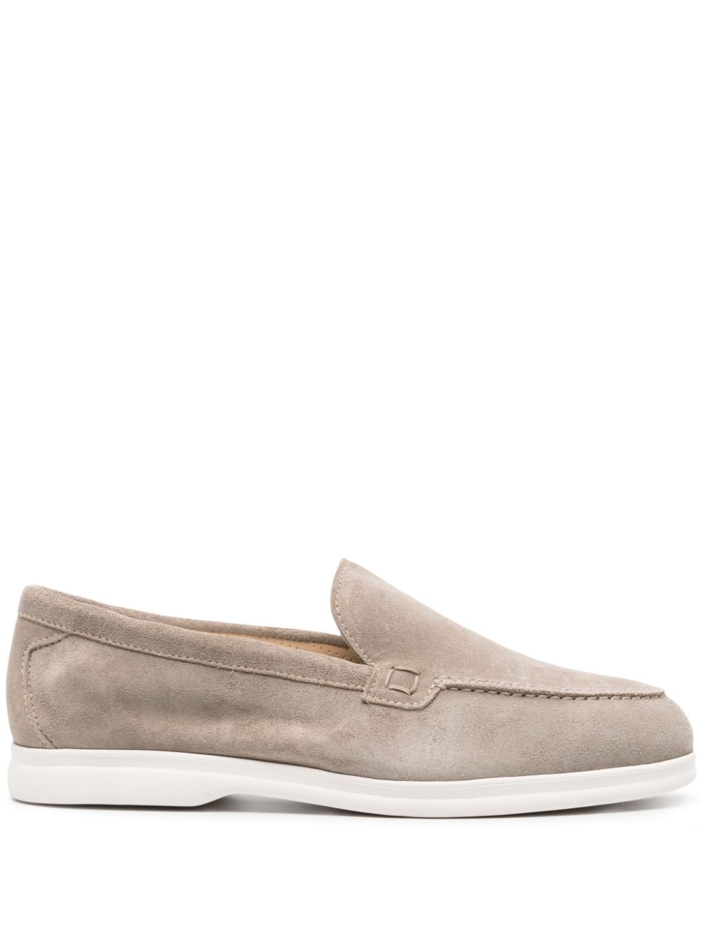 Doucal's almond-toe suede loafers - Grey von Doucal's