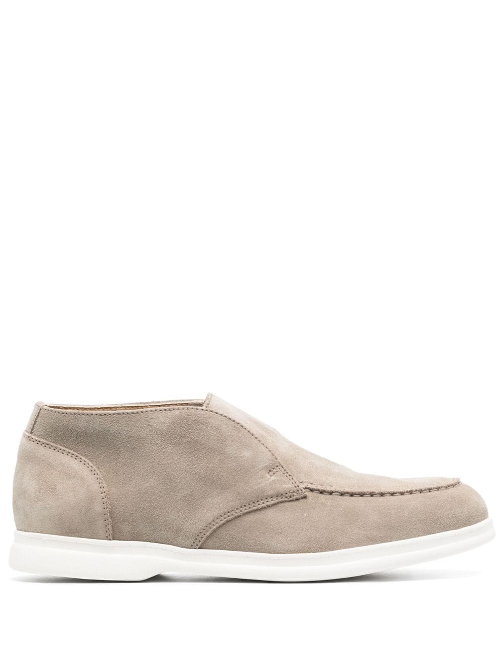 Doucal's ankle-length suede loafers - Neutrals von Doucal's