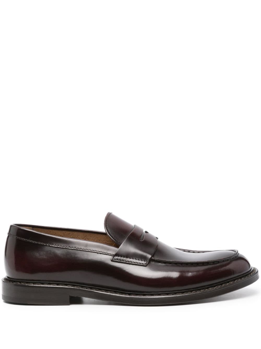 Doucal's brushed-leather loafers - Red von Doucal's