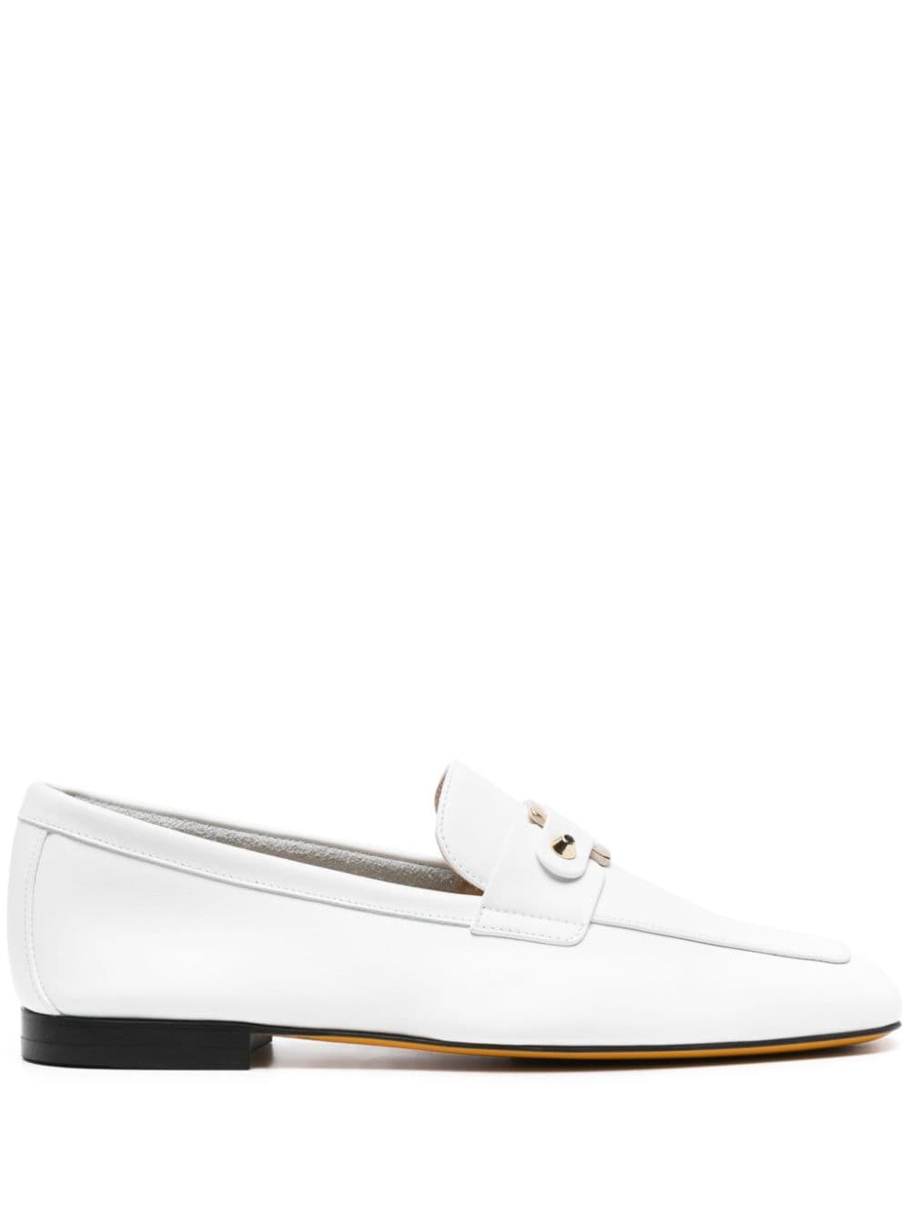 Doucal's buckle-detailed leather loafers - White von Doucal's