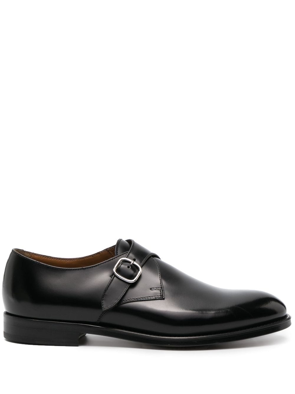 Doucal's buckle-fastening leather monk shoes - Black von Doucal's