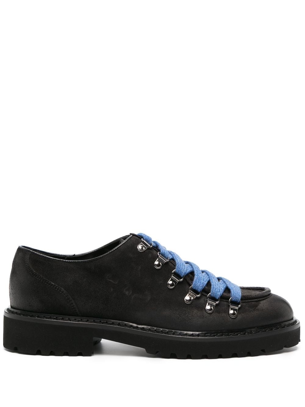 Doucal's calf suede lace-up shoes - Black von Doucal's