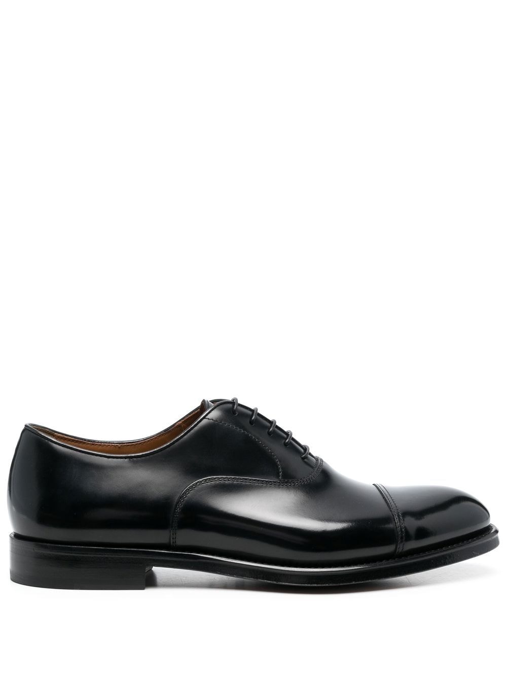 Doucal's cuban heel formal derby shoes - Black von Doucal's