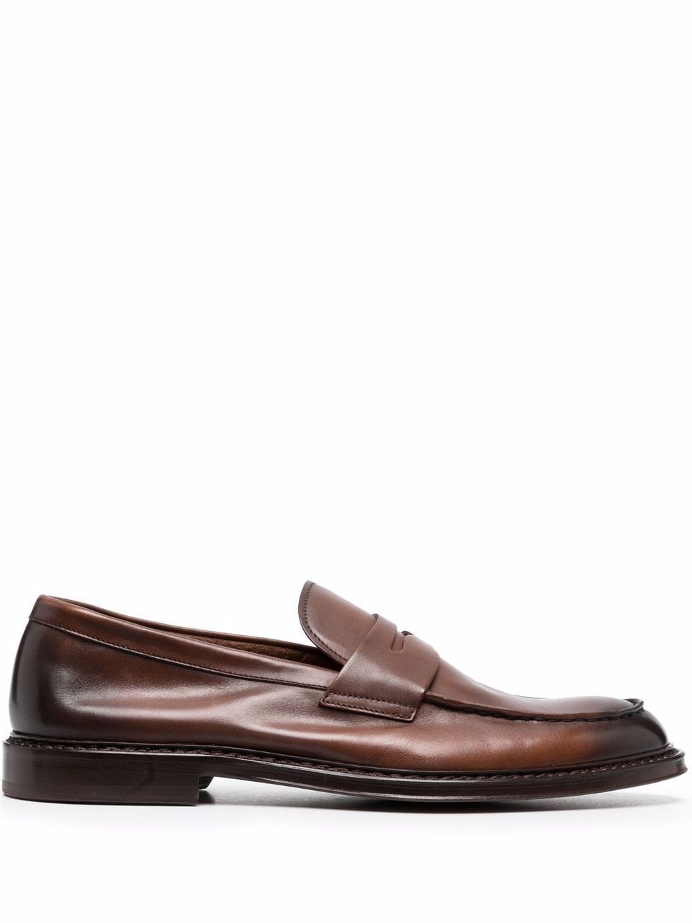 Doucal's distressed loafers - Brown von Doucal's