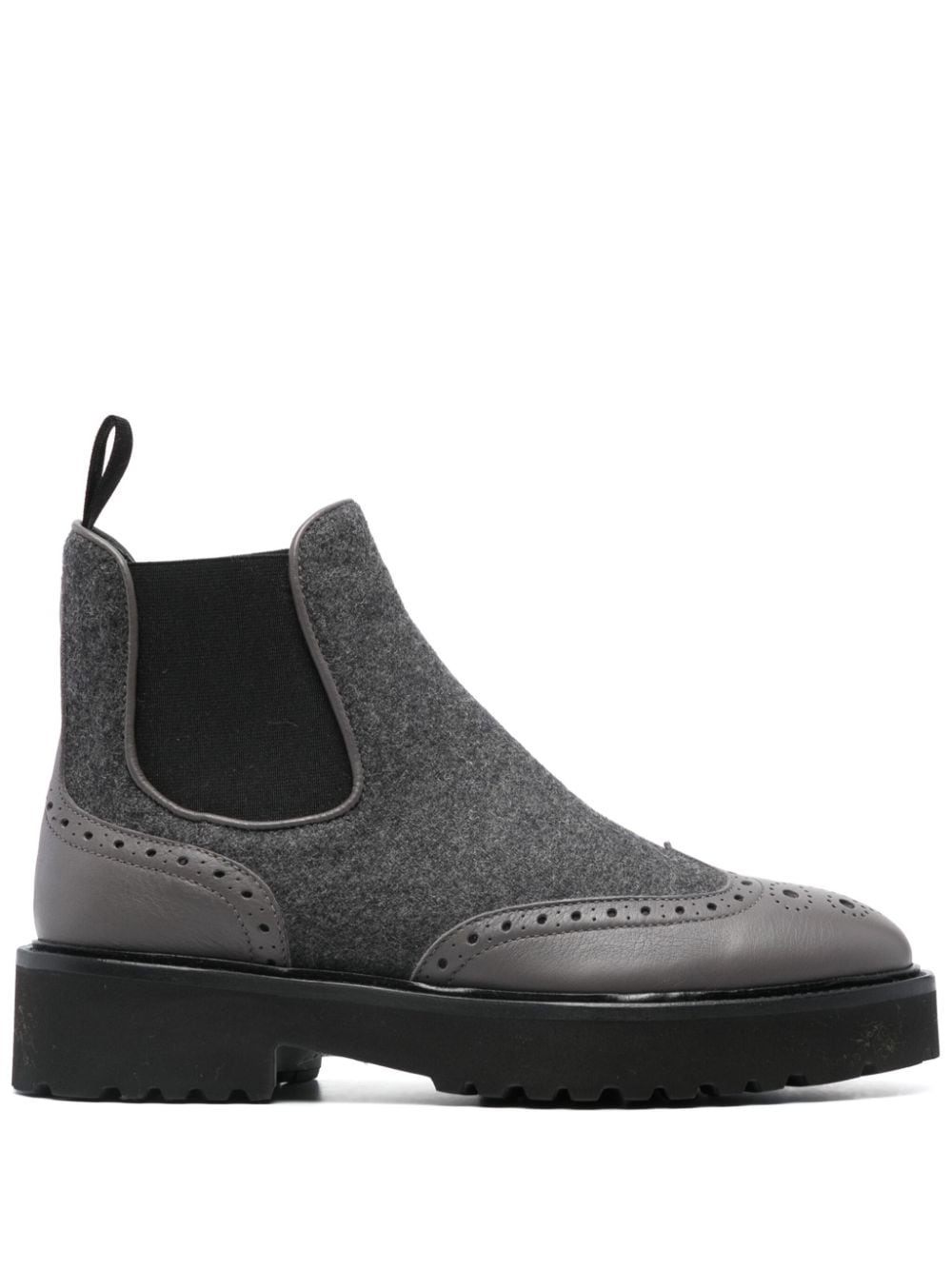 Doucal's felted ankle boots - Grey von Doucal's