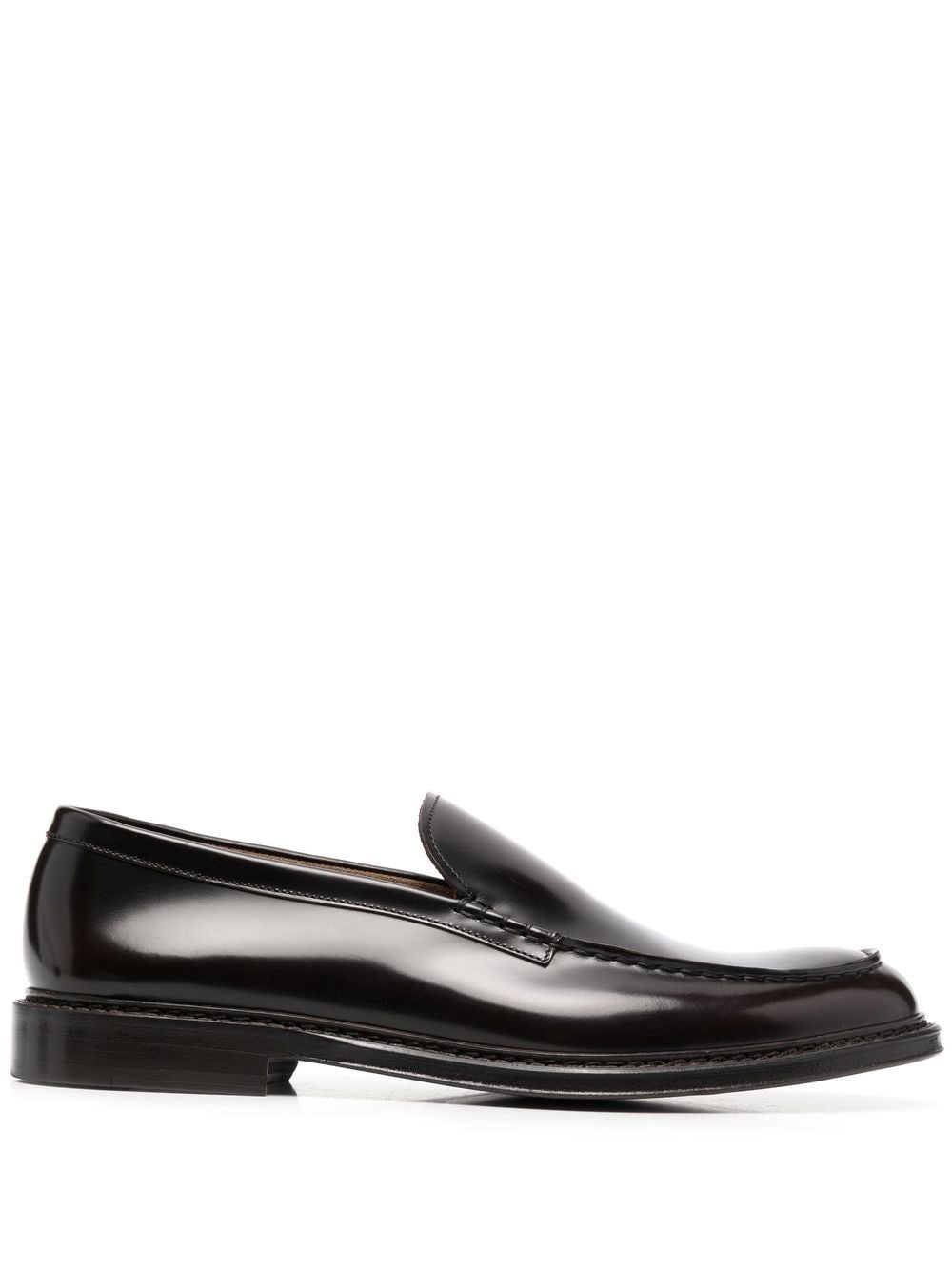 Doucal's high-shine finish loafers - Brown von Doucal's