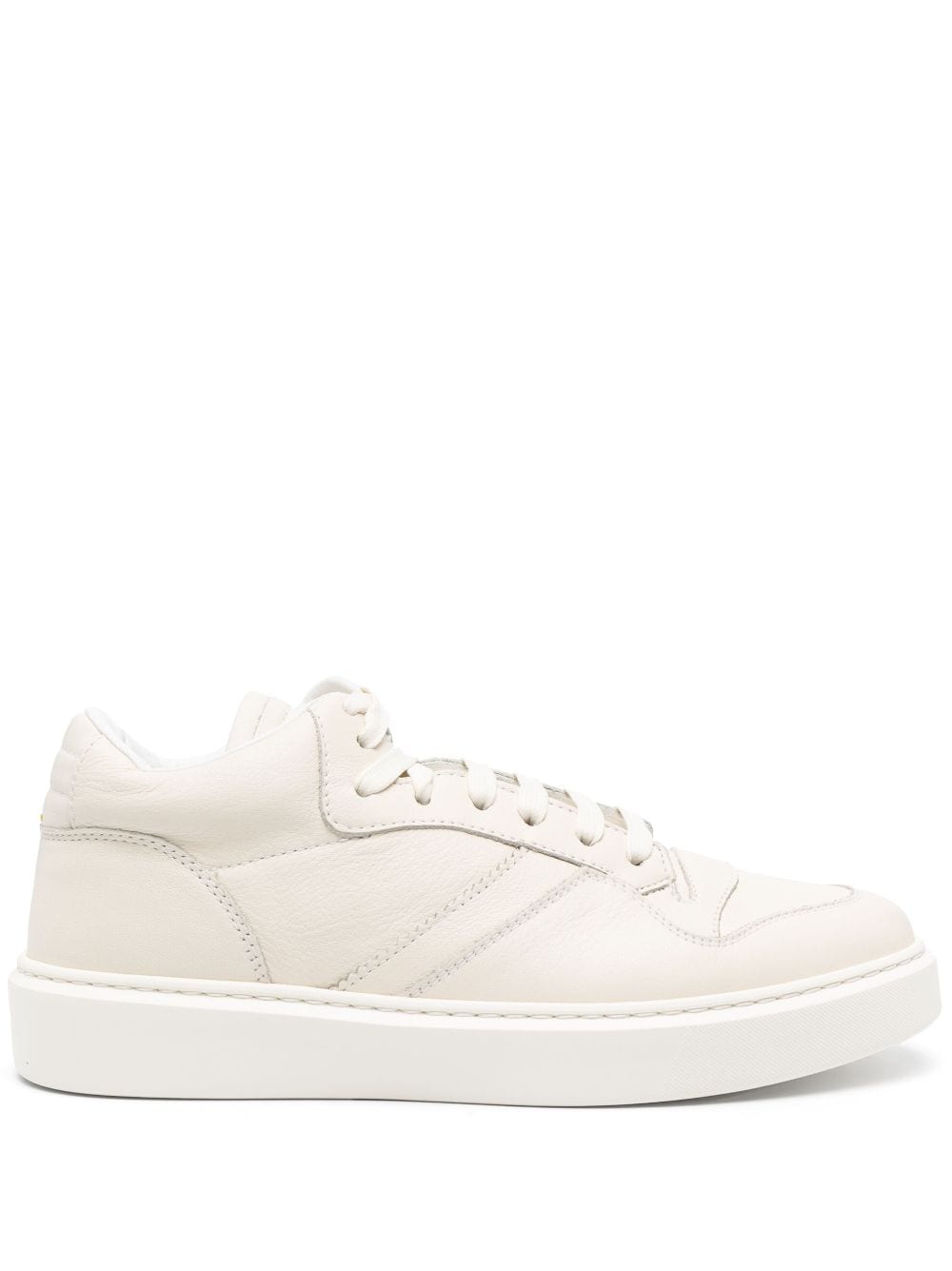 Doucal's high-top leather sneakers - Neutrals von Doucal's