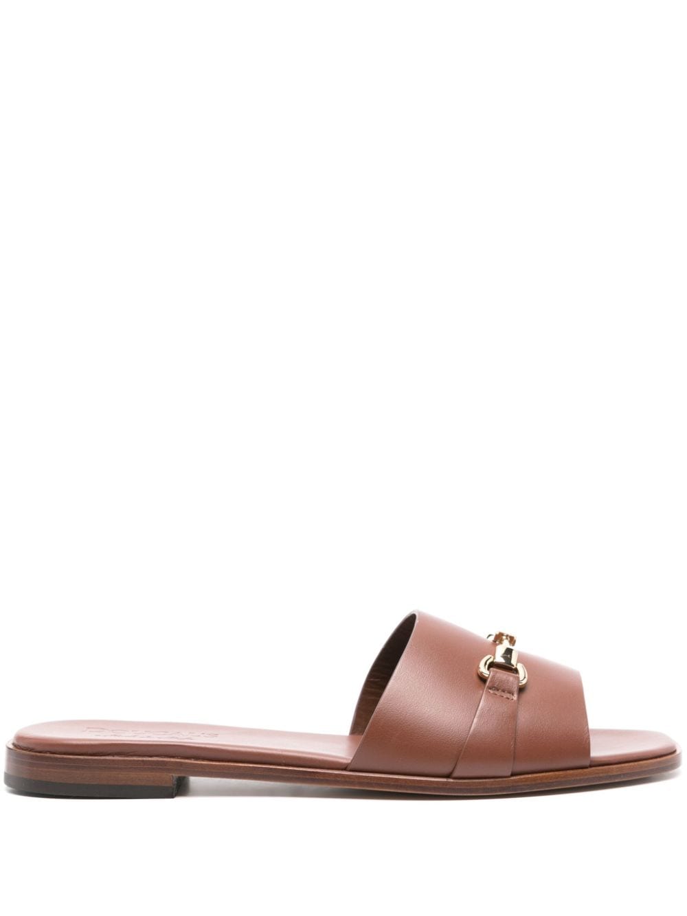 Doucal's horsebit-detail leather sandals - Brown von Doucal's