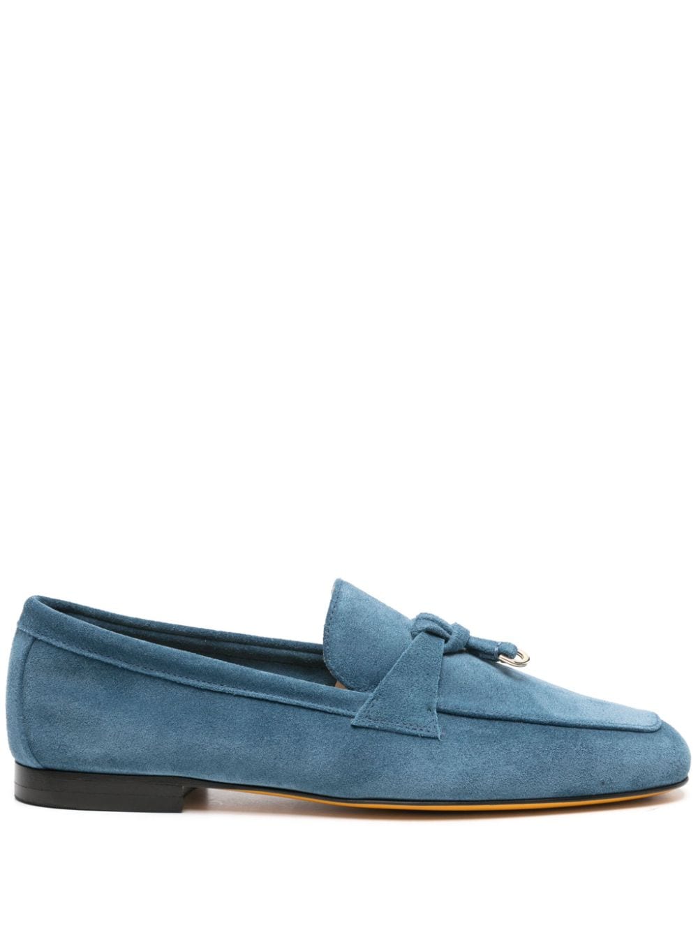 Doucal's knot-detail suede loafers - Blue von Doucal's