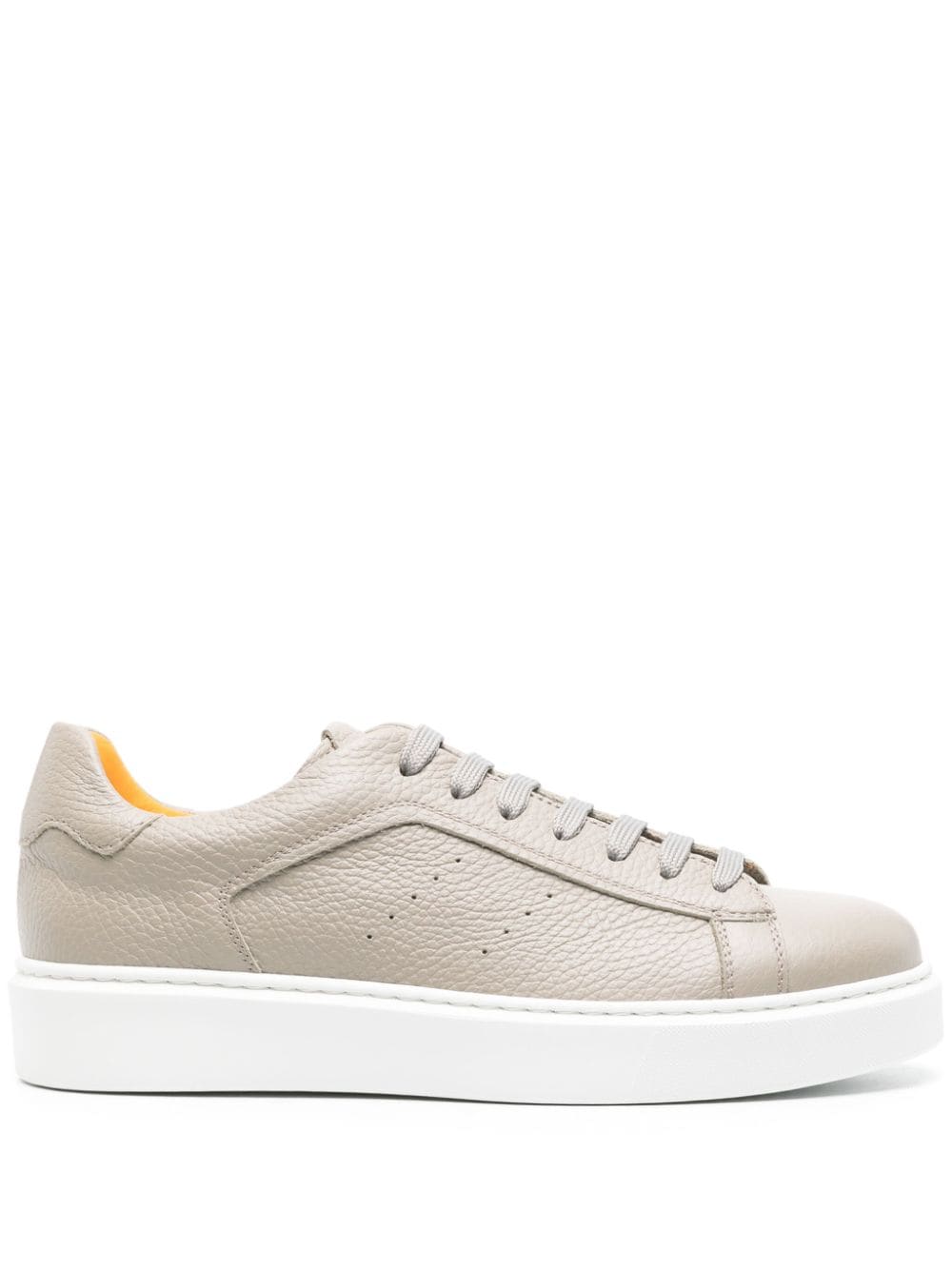 Doucal's lace-up leather sneakers - Grey von Doucal's