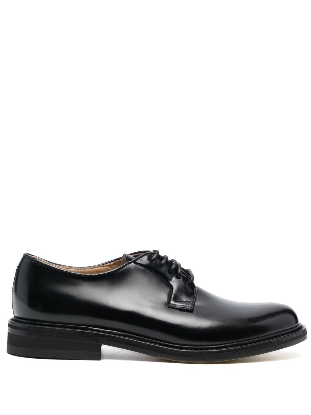 Doucal's leather lace-up shoes - Black von Doucal's