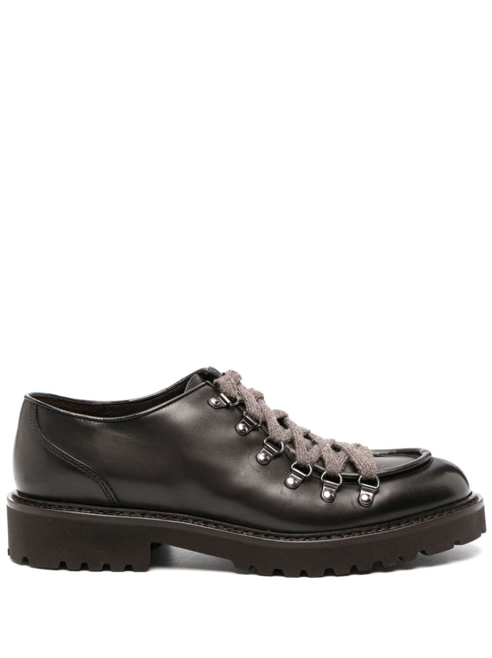 Doucal's leather lace-up shoes - Brown von Doucal's