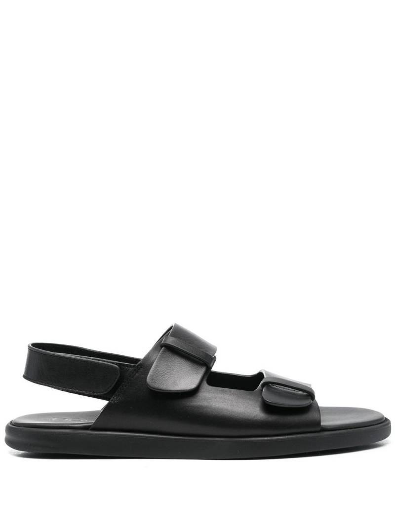 Doucal's open-toe leather sandals - Black von Doucal's