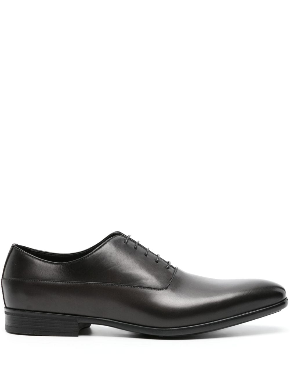 Doucal's patent leather Oxford shoes - Black von Doucal's