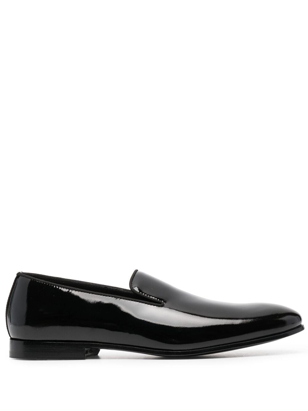 Doucal's patent leather loafers - Black von Doucal's