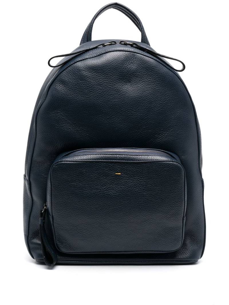 Doucal's pebbled leather backpack - Blue von Doucal's