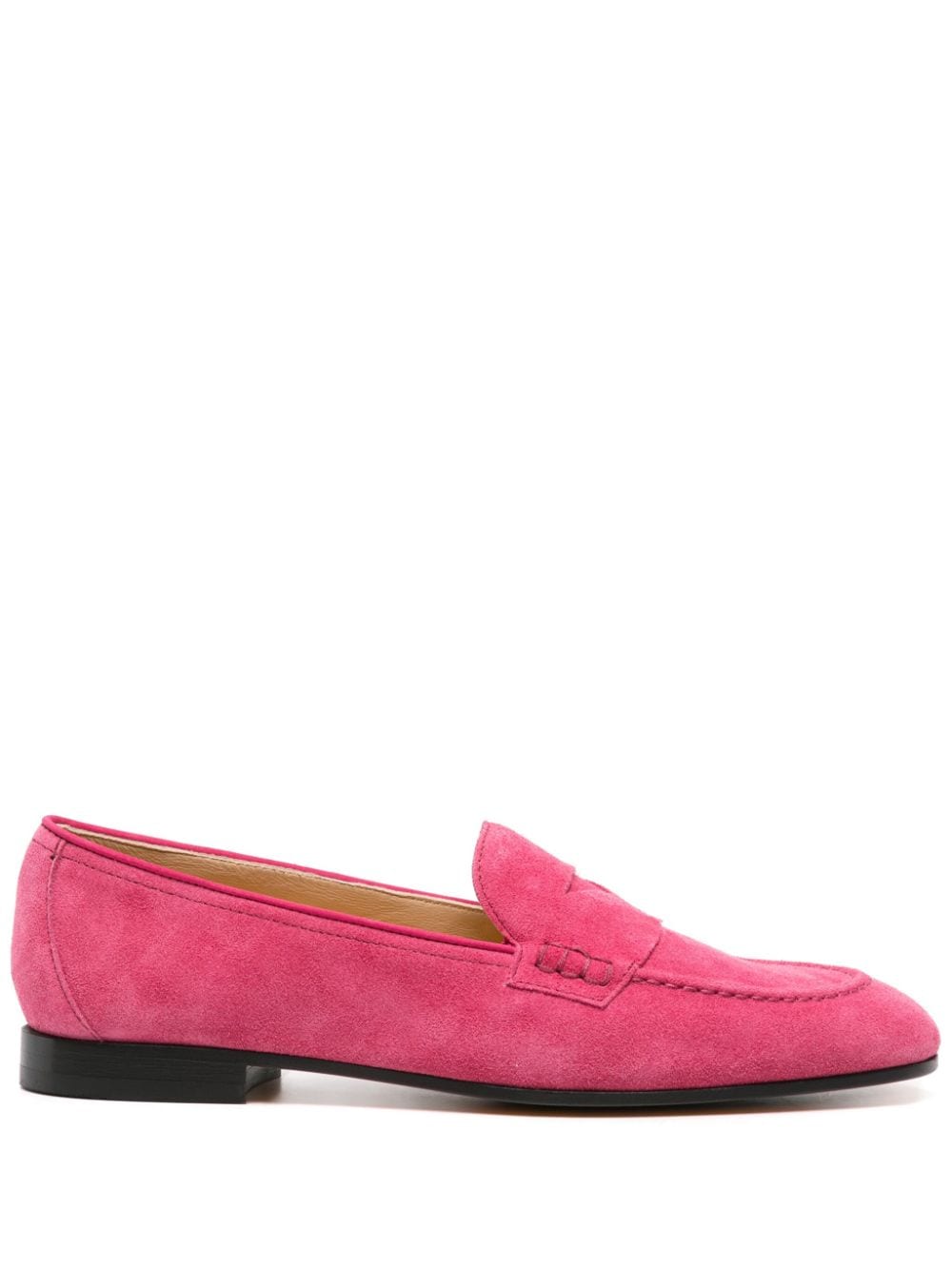 Doucal's penny-slot suede loafers - Pink von Doucal's