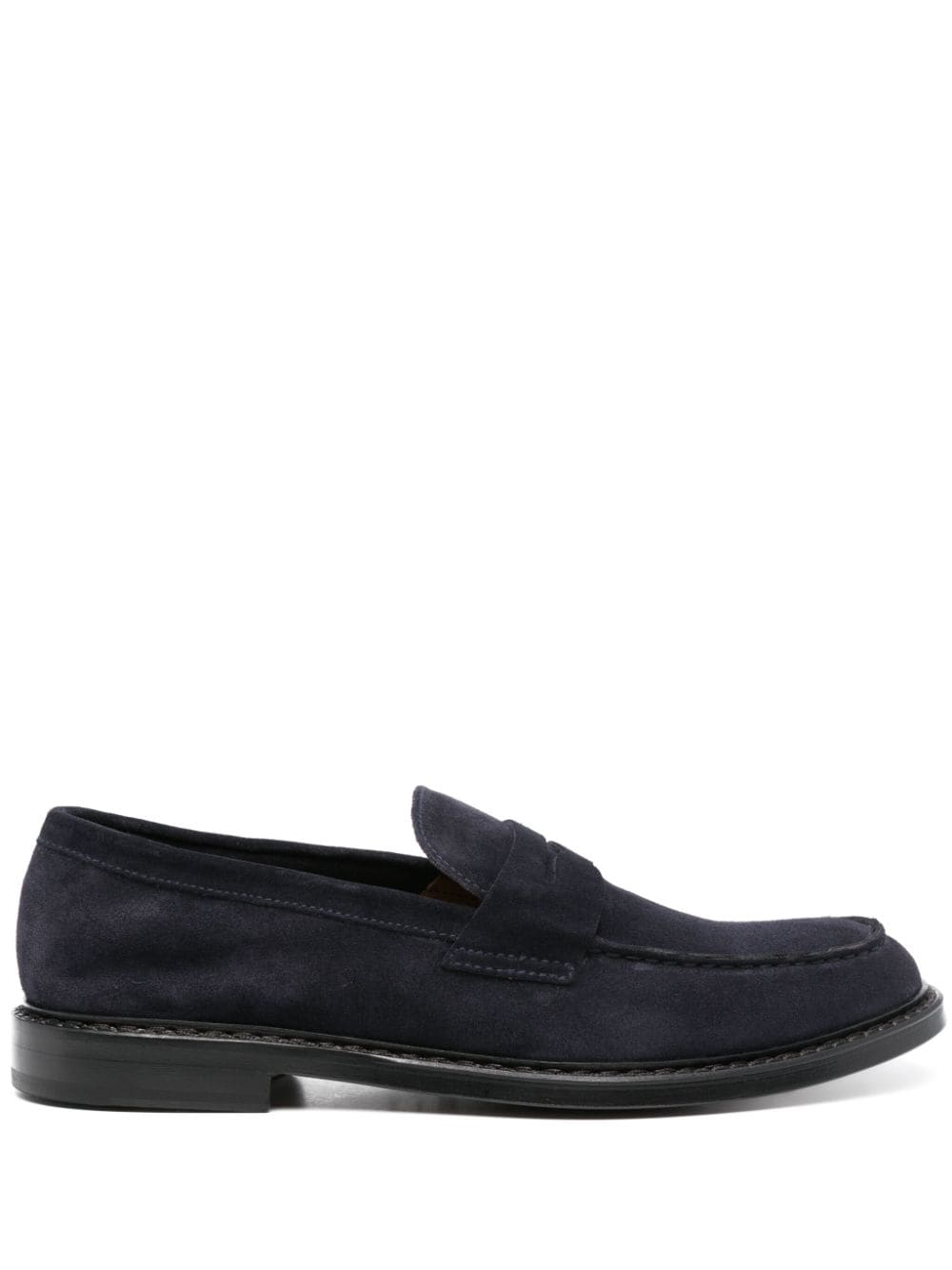 Doucal's penny suede loafers - Blue von Doucal's