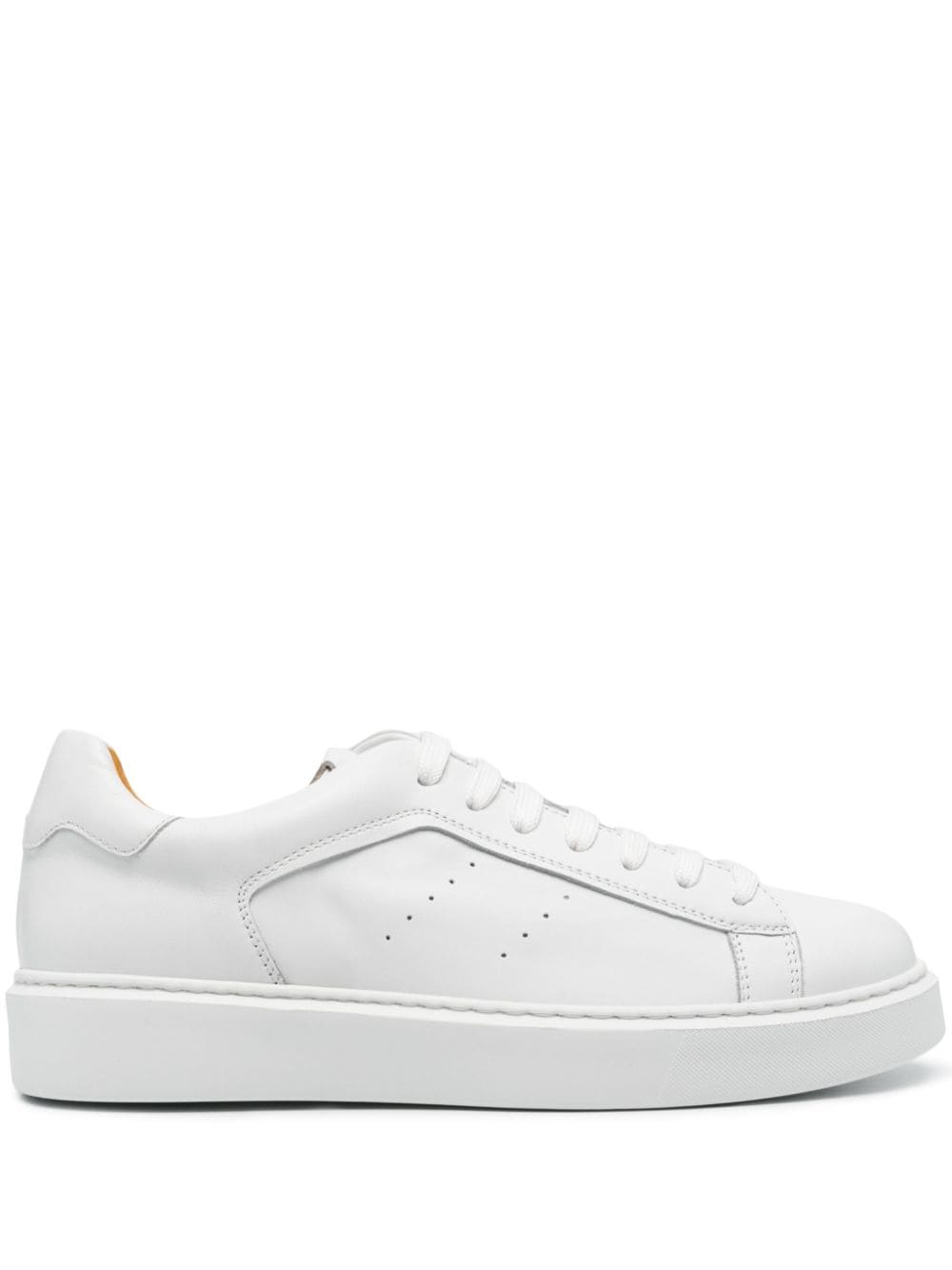 Doucal's perforated leather sneakers - White von Doucal's