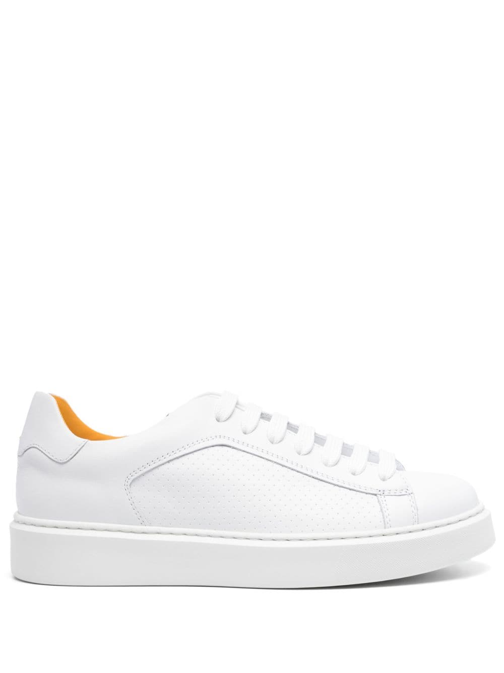Doucal's perforated leather sneakers - White von Doucal's