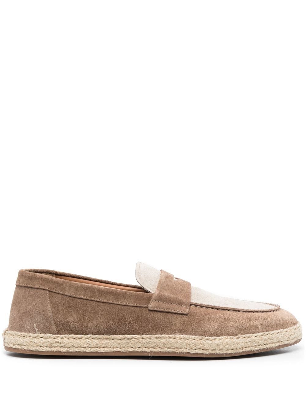 Doucal's rope-detail suede espadrilles - Neutrals von Doucal's