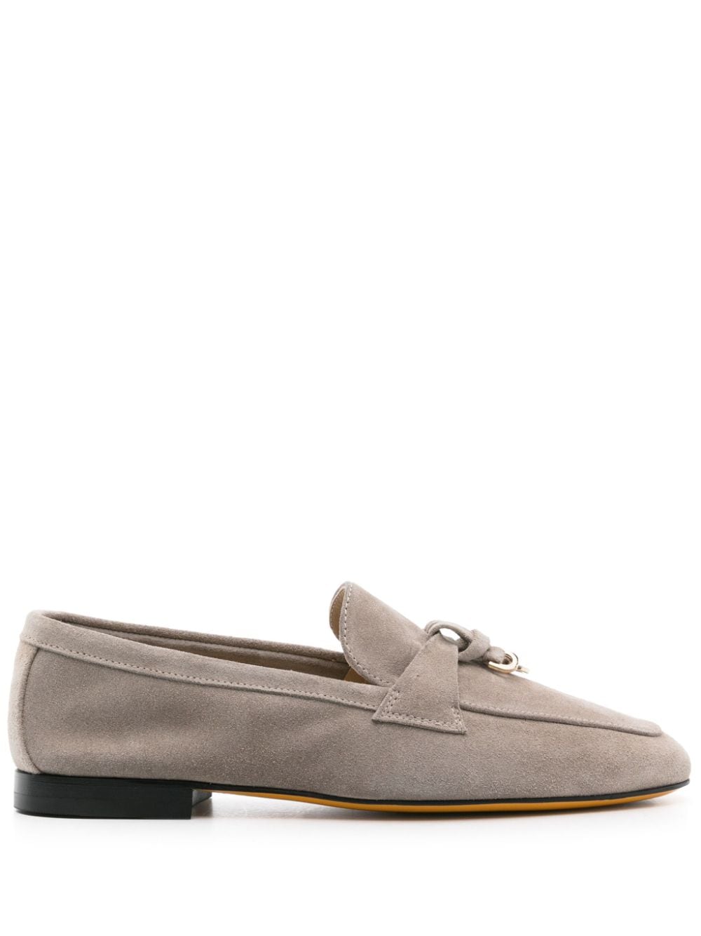 Doucal's strap-detailing suede loafers - Neutrals von Doucal's