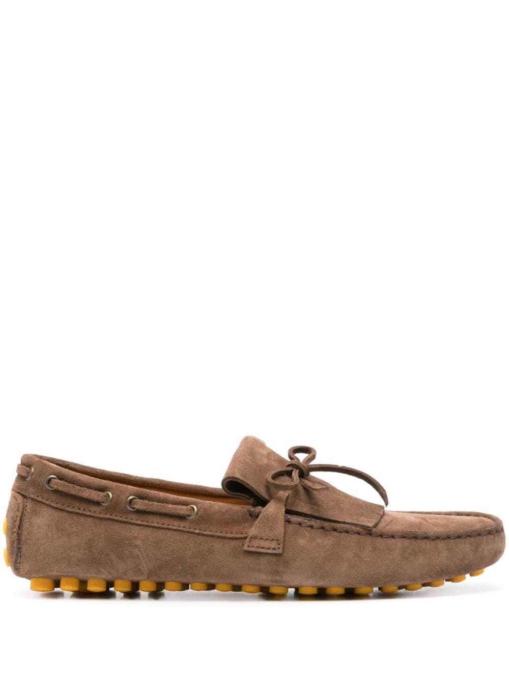 Doucal's suede boat shoes - Brown von Doucal's