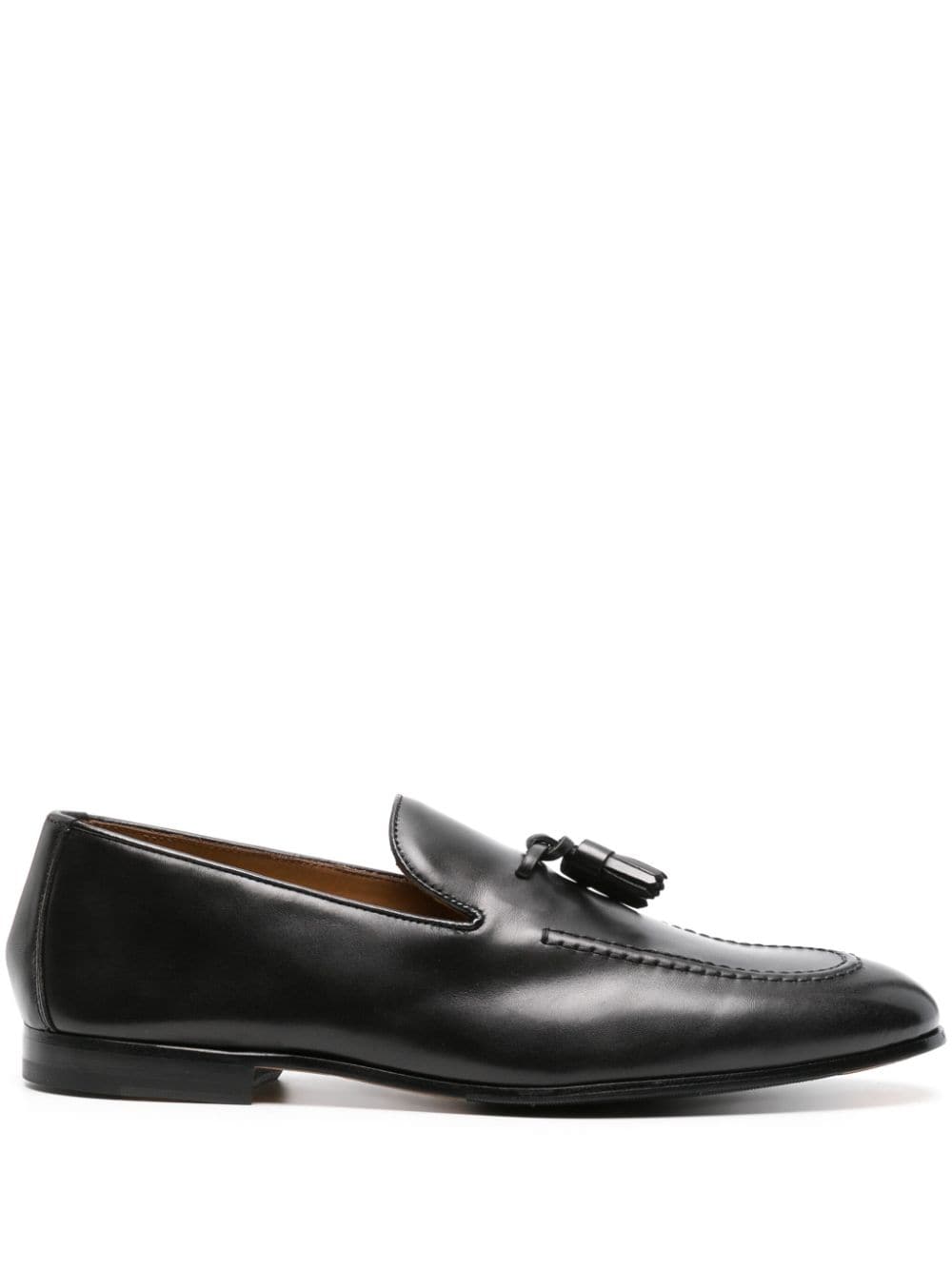 Doucal's tassel-detail leather loafers - Black von Doucal's