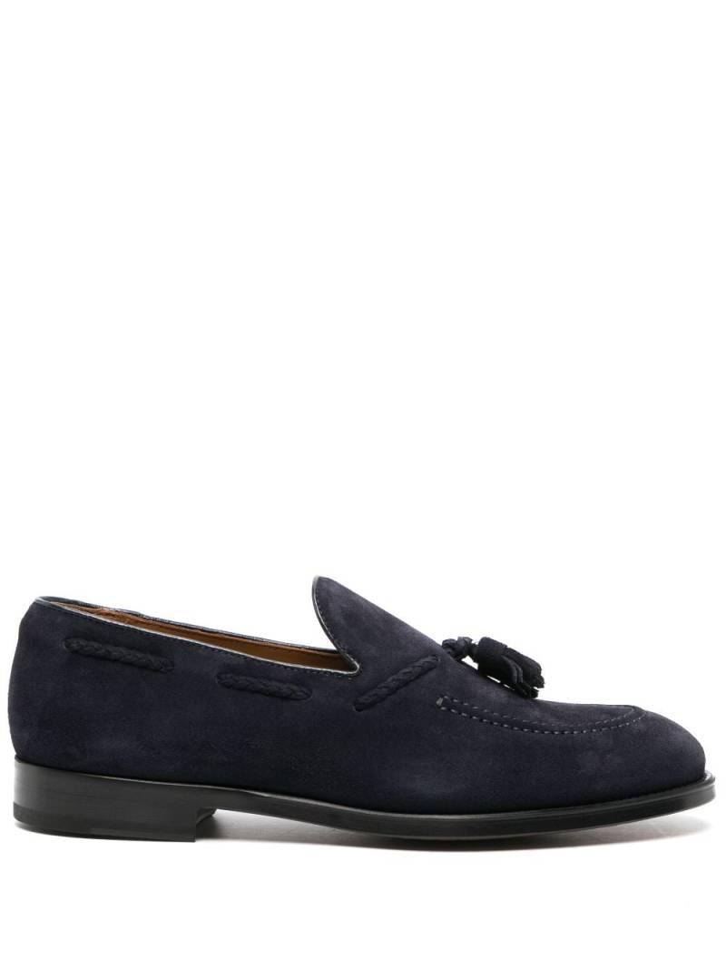 Doucal's tassel-detail suede loafers - Blue von Doucal's