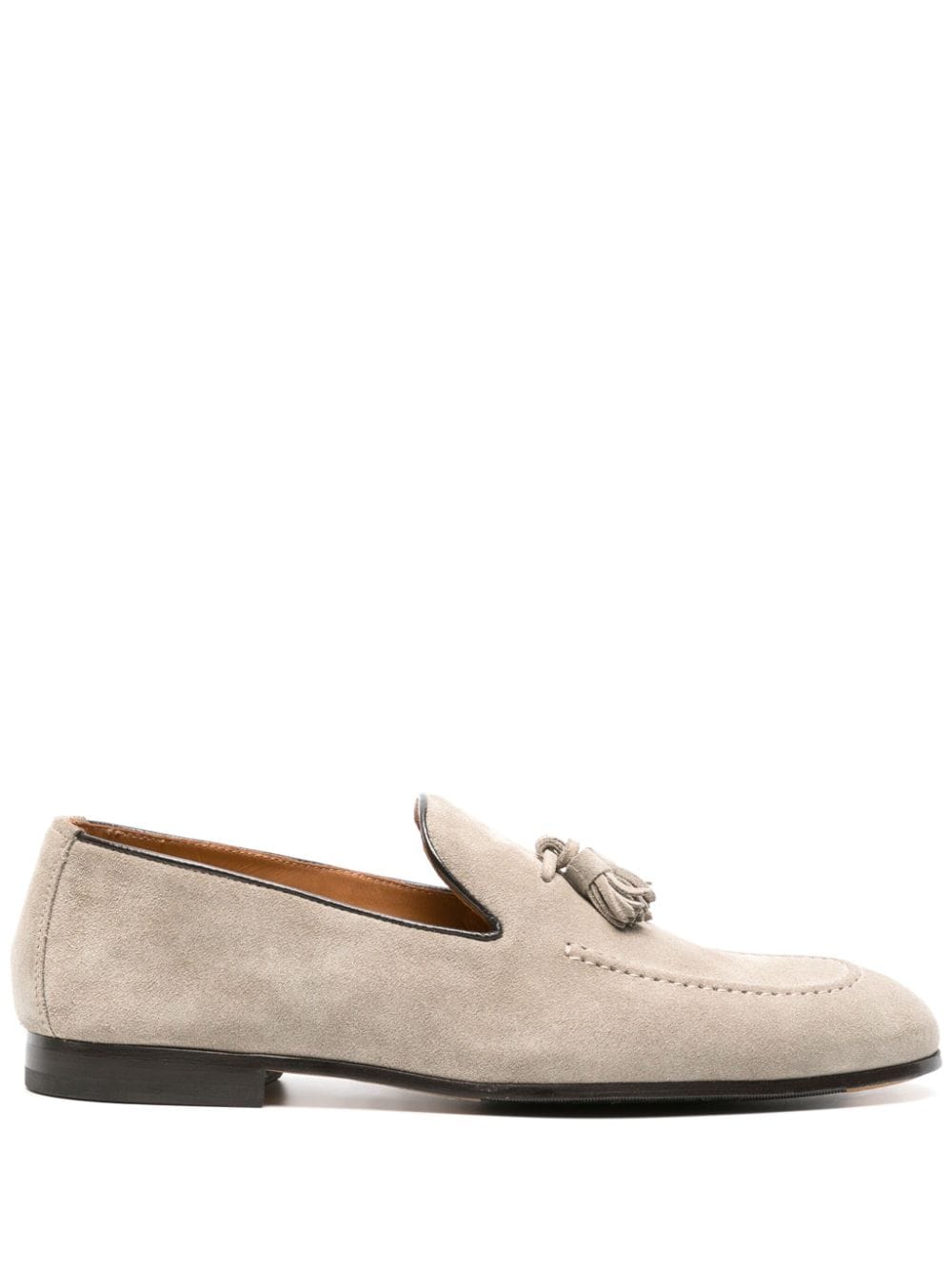 Doucal's tassel-detail suede loafers - Neutrals von Doucal's