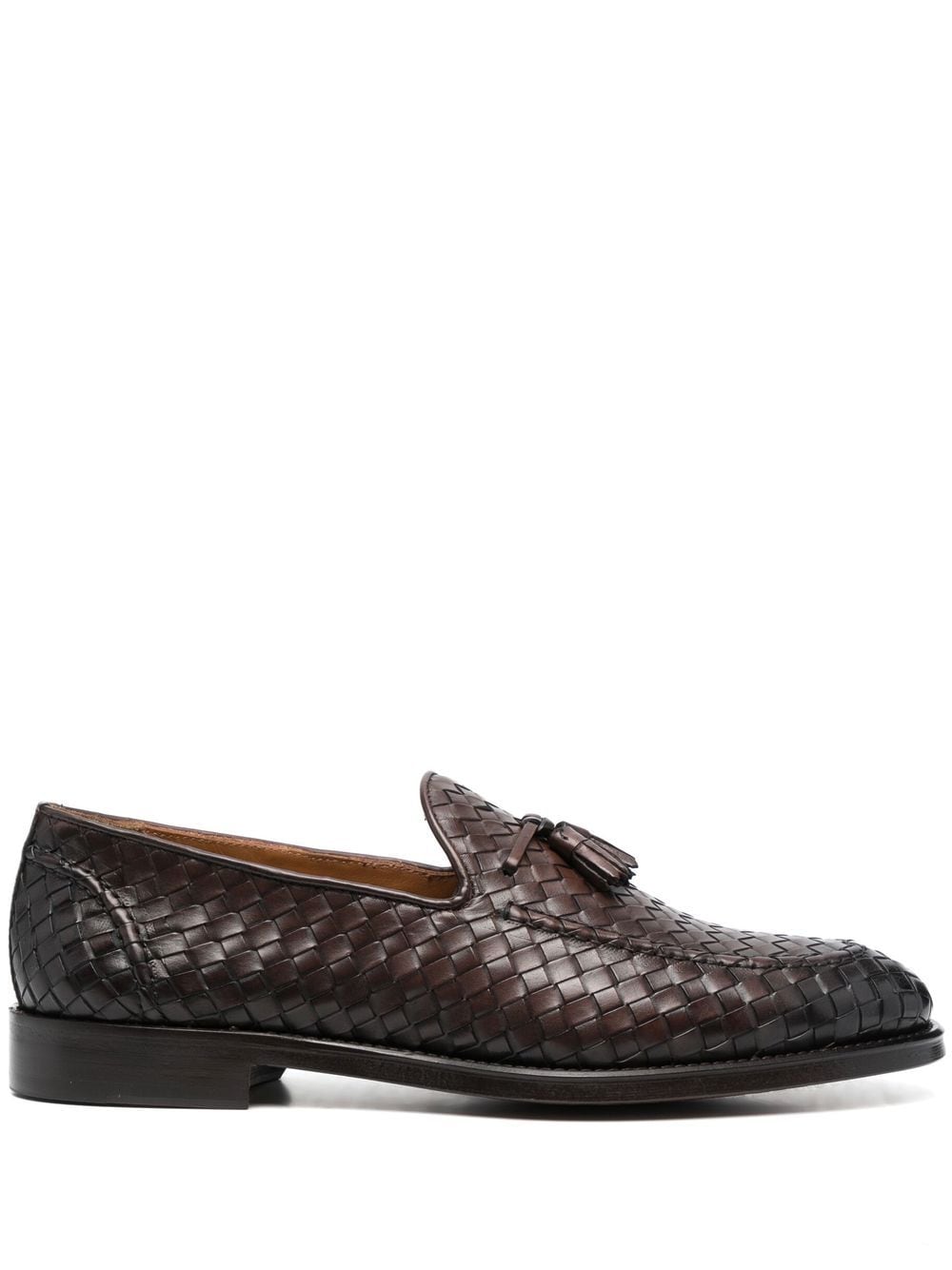 Doucal's woven leather loafers - Brown von Doucal's