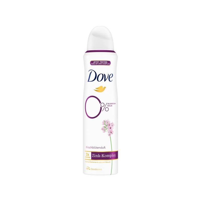 0% Aluminiumsalze Mit Zink-komplex Kirschblütenduft Deodorant-spray Damen  150 ml von Dove