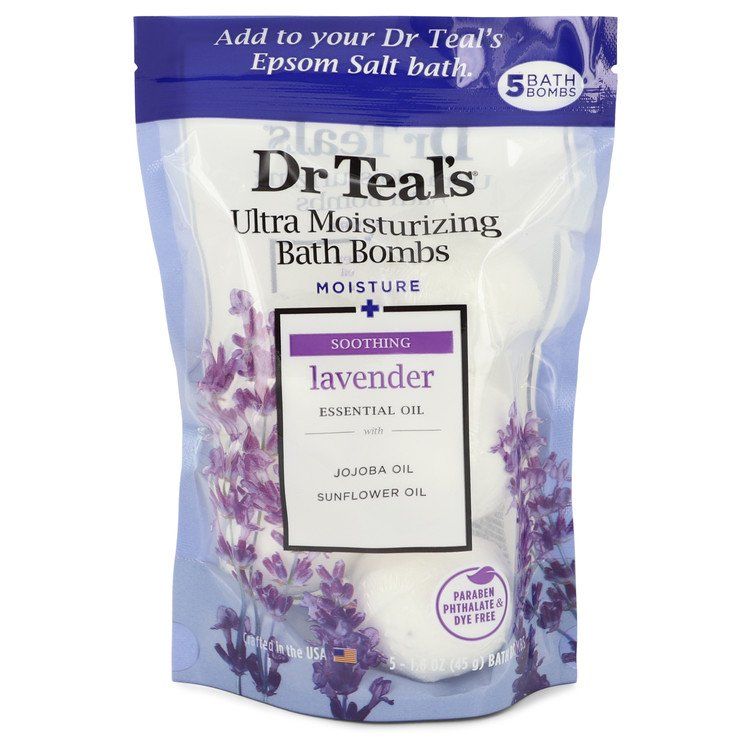 Dr Teal's Ultra Moisturizing Bath Bombs (5 Stück) Badebombe 5ml von Dr Teal's