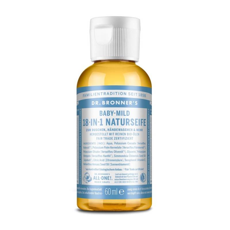 Dr. Bronner's  Dr. Bronner's 18-in-1 NATURSEIFE Baby-Mild babyduschgel 60.0 ml von Dr. Bronner's