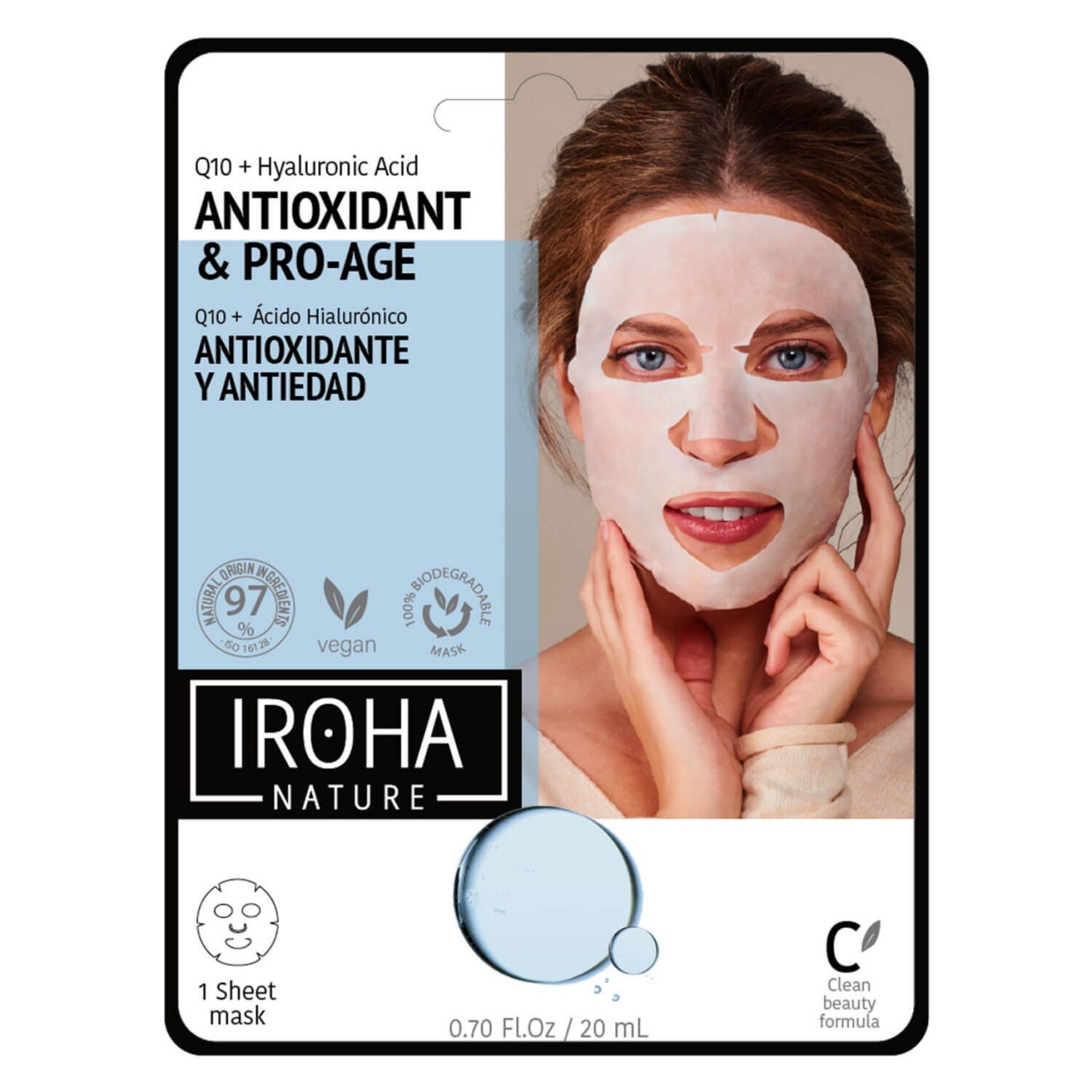 Iroha Nature - Antioxidant & Pro-Age Sheet Mask Iroha Nature - Antioxidant & Pro-Age Sheet Mask von IROHA
