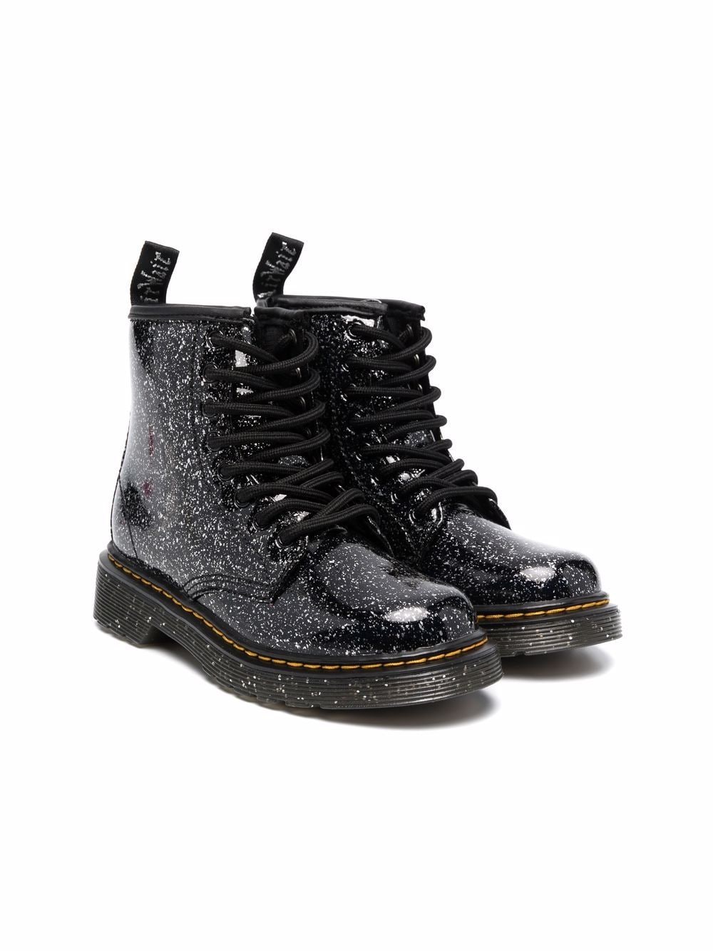 Dr. Martens Kids 1460 glitter boots - Black von Dr. Martens Kids