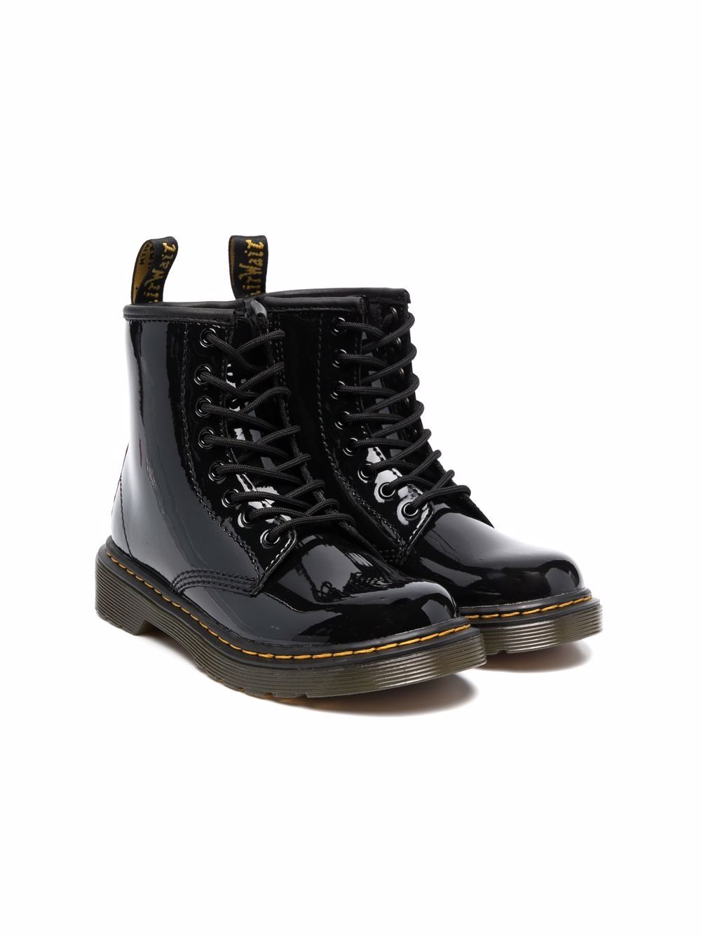 Dr. Martens Kids 1460 patent leather boots - Black von Dr. Martens Kids