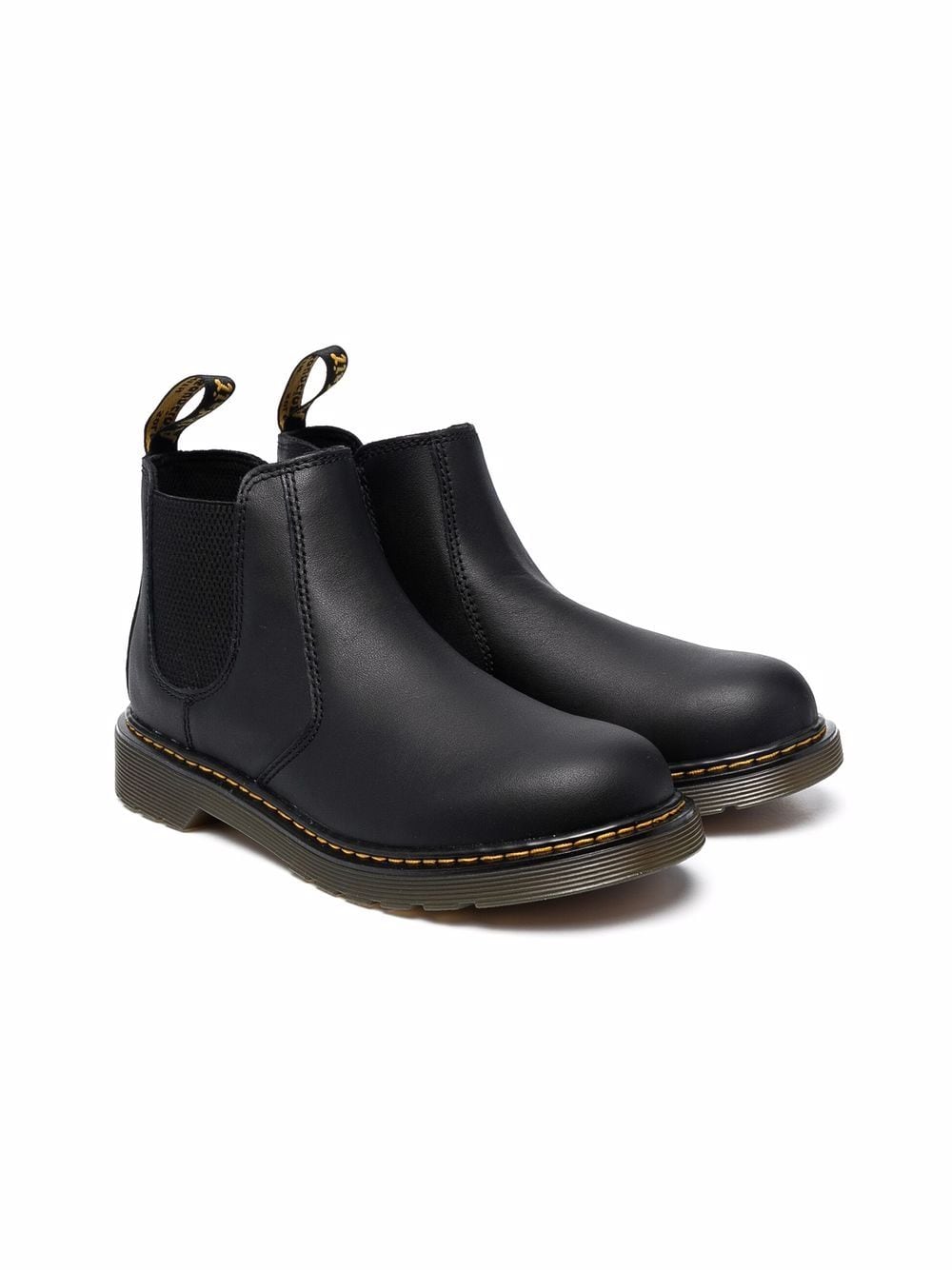 Dr. Martens Kids ankle leather boots - Black von Dr. Martens Kids