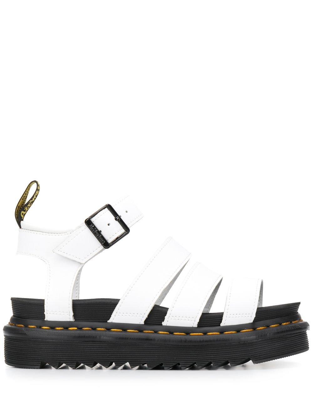 Dr. Martens Blaire Softy T multi-strap platform sandals - White von Dr. Martens