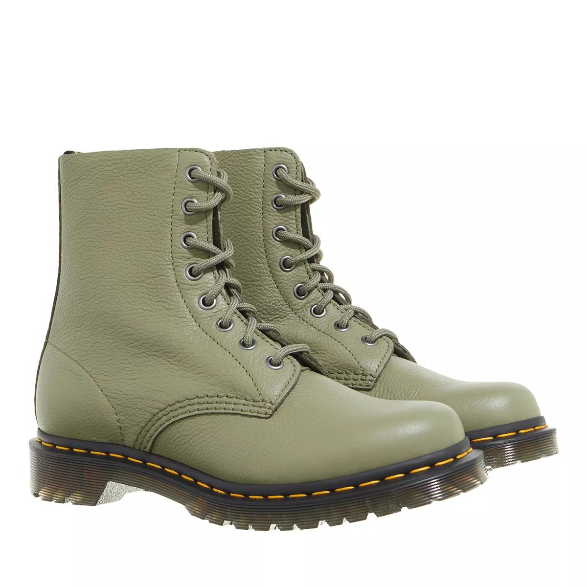 Dr. Martens Boots & Stiefeletten - 8 Eye Boot 1460 Pascal - Gr. 36 (EU) - in Grün - für Damen von Dr. Martens