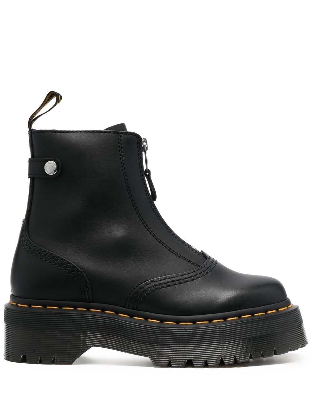 Dr. Martens Jetta zip-up platform boots - Black von Dr. Martens