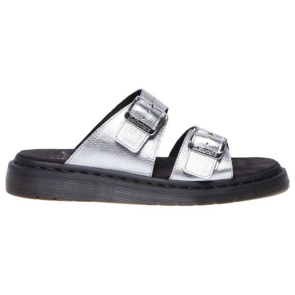 Dr. Martens - Josef Milled Metallic - Sandalen Gr 6 grau von Dr. Martens
