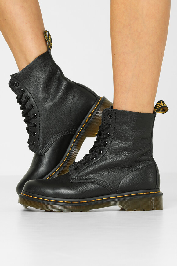 Dr. Martens Leder Schnürstiefelette | Schwarz | Damen  | EU42 von Dr. Martens