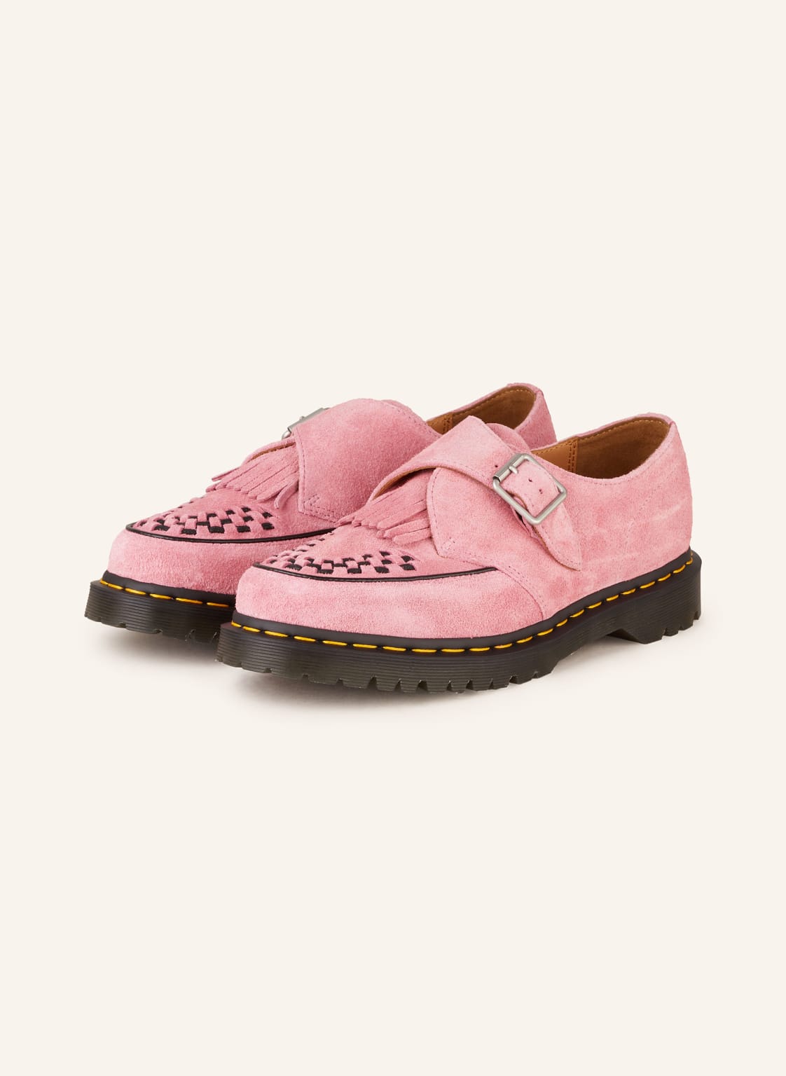 Dr. Martens Monks Ramsey pink von Dr. Martens