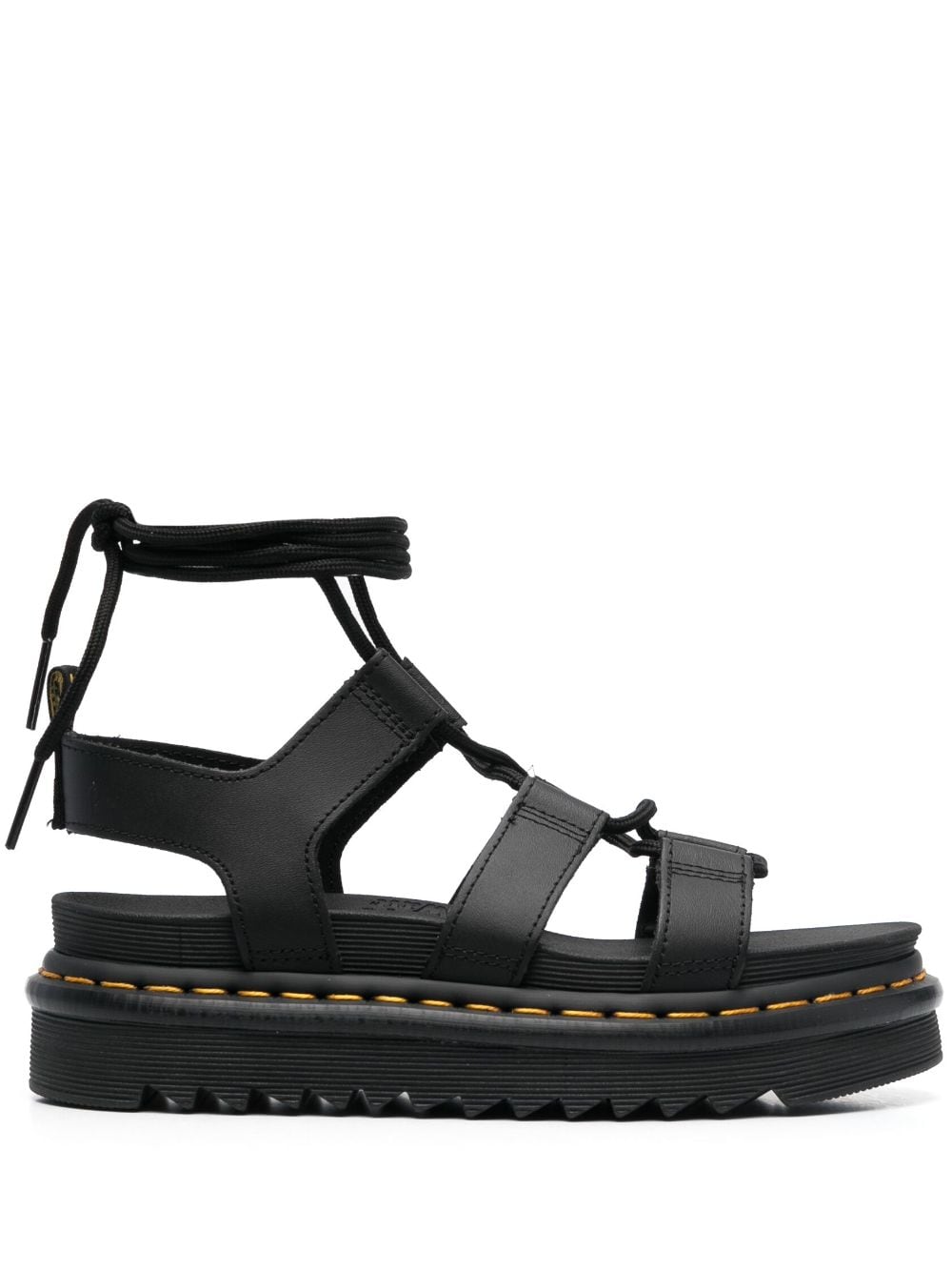 Dr. Martens 'Nartilla' lace-up sandals - Black von Dr. Martens